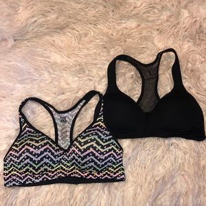 2 Pink VS Sport Bras